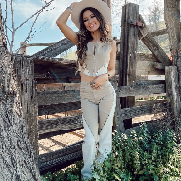 Vintage wrangler jeans set